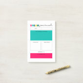 Dream Planner Journal-pagina Post-it® Notes (Op bureau)