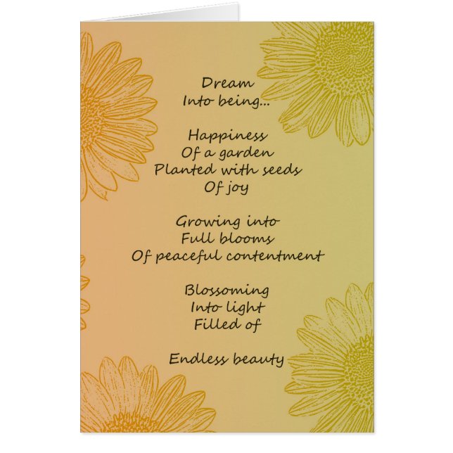 Dream Poem (Voorkant)