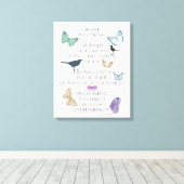 Dream Poem Canvas Afdruk (Insitu (Houten vloer))