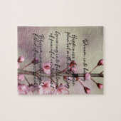 Dream Poem Cherry Blossom Flowers Legpuzzel (Horizontaal)