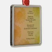 Dream Poem Metalen Ornament (Rechts)