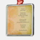 Dream Poem Metalen Ornament (Links)