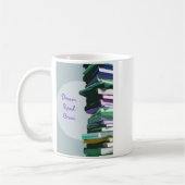 Dream.Read.Grow. Café Mug (Gauche)
