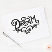 Dream Rechthoekige Sticker (Envelop)