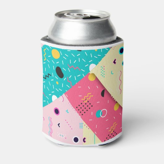 Dream Retro 80s patroon Blikjeskoeler (Blikje Achterkant)