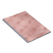 Dream Roos Gold Script Notitieboek (Rechterzijde)