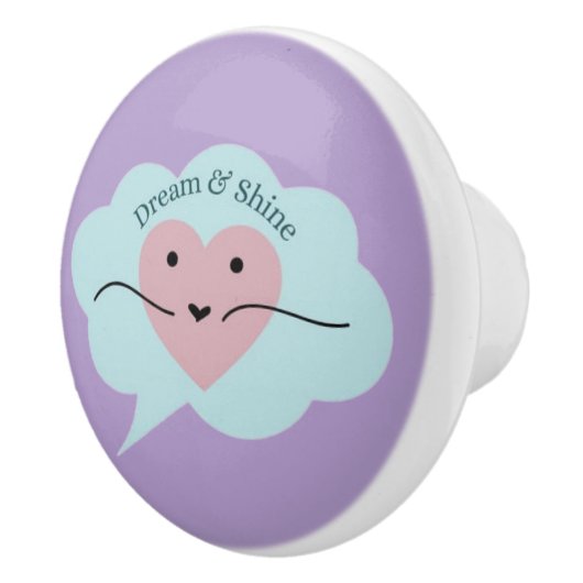 Dream & Shine Cute Pastel Ceramic Knob Keramische Knop (Rechts)