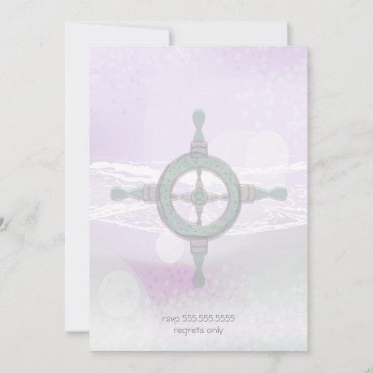 Dream Shore Beach Orchid WeddingSave the Date Save The Date (Achterkant)