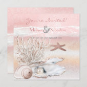 Dream Shore Beach Wedding Kaart (Voorkant / Achterkant)