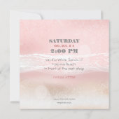 Dream Shore Beach Wedding Kaart (Achterkant)