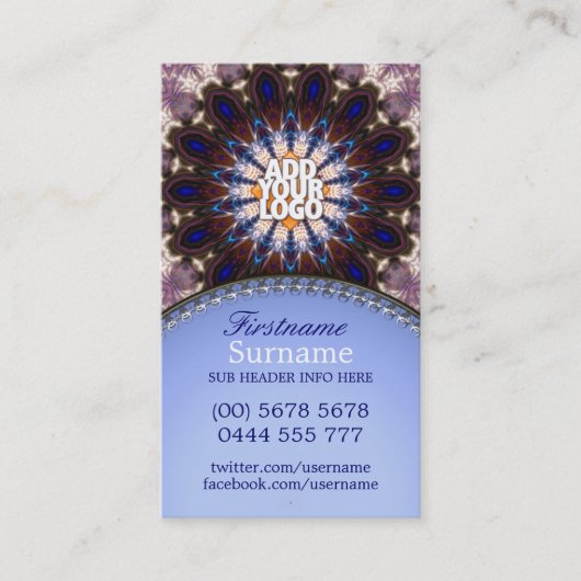 Dream Spirit Native Energy New Age Carte de visite (Devant)