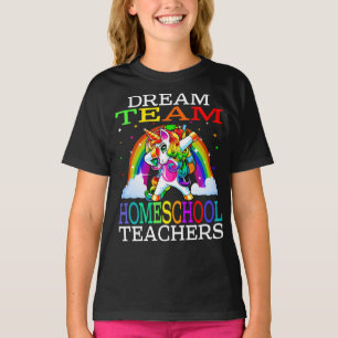 Dream Team Homeschool Leraren Eenhoorn T-shirt
