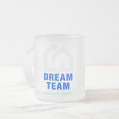 Dream Team Matglas Koffiemok (Voorkant links)