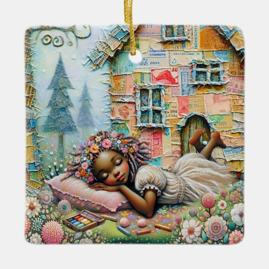 Dream Time Keramisch Ornament (Voorkant)