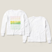 Dream Typography – Gradient Aesthetic Motivational (Motif Recto et Verso)