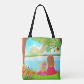 Dream Uitzicht Canvas tas (Achterkant)