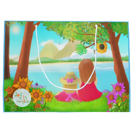 Dream Uitzicht Gift Bag Groot Cadeauzakje (Achterkant)