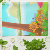 Dream Uitzicht keukenhanddoek (Gevouwen)