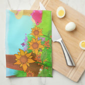 Dream Uitzicht keukenhanddoek (Quarter Fold)