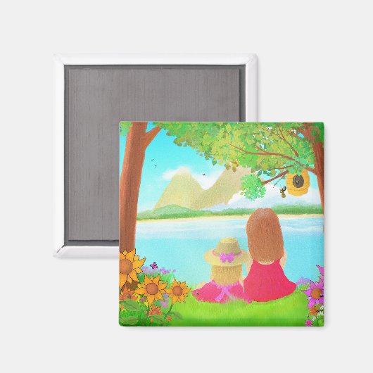 Dream Uitzicht Magnet Magneet (Voorkant / Achterkant)