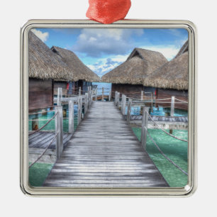 Dream Vacation Bora Overwater Bungalows Metalen Ornament