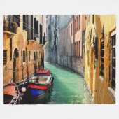 DREAM VAN VENICE Large Fleece Blanket Deken (Voorkant (Horizontaal))
