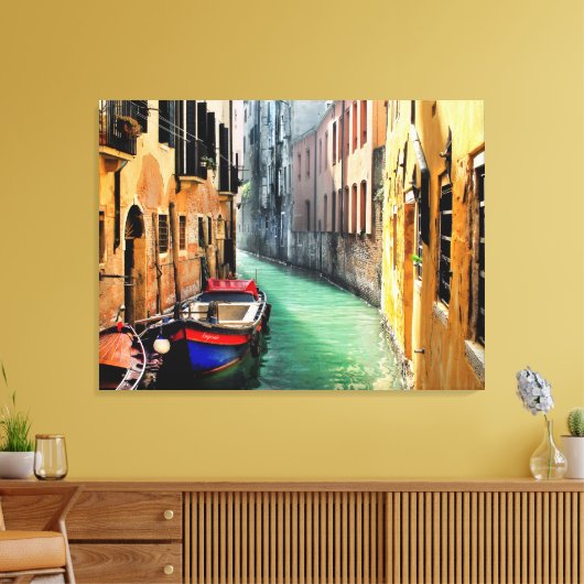 DREAM VAN VENICE Stretched Canvas Print (Insitu (Woonkamer))
