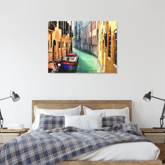 DREAM VAN VENICE Stretched Canvas Print (Insitu (Slaapkamer))