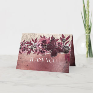 Dream Vintage Damask Papillon Merci