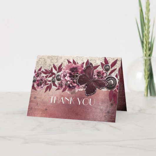 Dream Vintage Damask Papillon Merci (Devant)