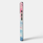 Dream Waterverf Cherry Blossom Petal Phone Case (Achterkant / Links)