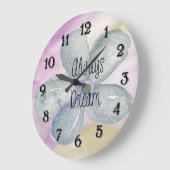 Dream Waterverf Flower Grote Klok (Hoek)