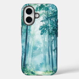 Dream Waterverf Misty Forest telefoonhoesje iPhone 16 Hoesje