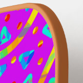 Dream Wave Festival - Cool Candy Rain Pickleball Paddle (Links Detail)