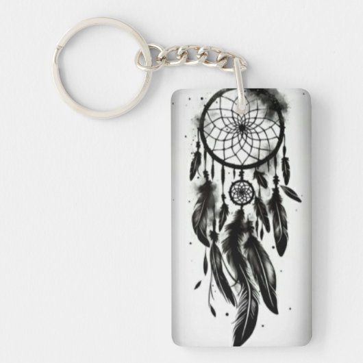 "Dream Weaver Charm: Acryl Key Delight" Sleutelhanger (Voorkant)