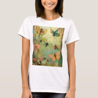 Dream Weaver: Een surrealistische vlinder Waterver T-shirt