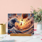 Dream Weaver's Journey: Fantasy-luchtballonnen Acryl Bord (Huwelijk)