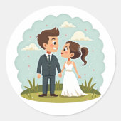 Dream Wedding Sticker (Voorkant)