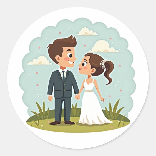 Dream Wedding Sticker (Voorkant)