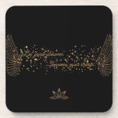 Dream Wings dessous de verre en plastique dur (Devant)