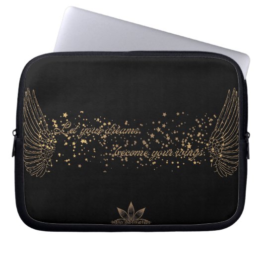 Dream Wings Electronics Bag Laptop Sleeve (Voorkant)