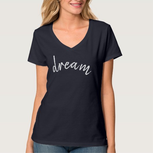 Dream Women's Hanes Nano V-Neck T-Shirt (Voorkant)