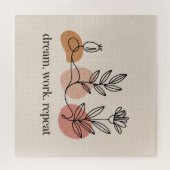 Dream. Work. Repeat Legpuzzel (Horizontaal)