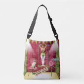 Dream World  Funky Ballerina Veranderde Kunst Crossbody Tas (Voorkant)