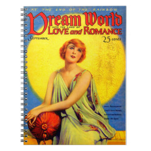 Dream World magazine cover in 1920s Notitieboek