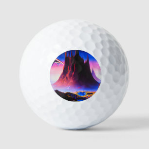 Dream World olieverfschilderij Golfballen