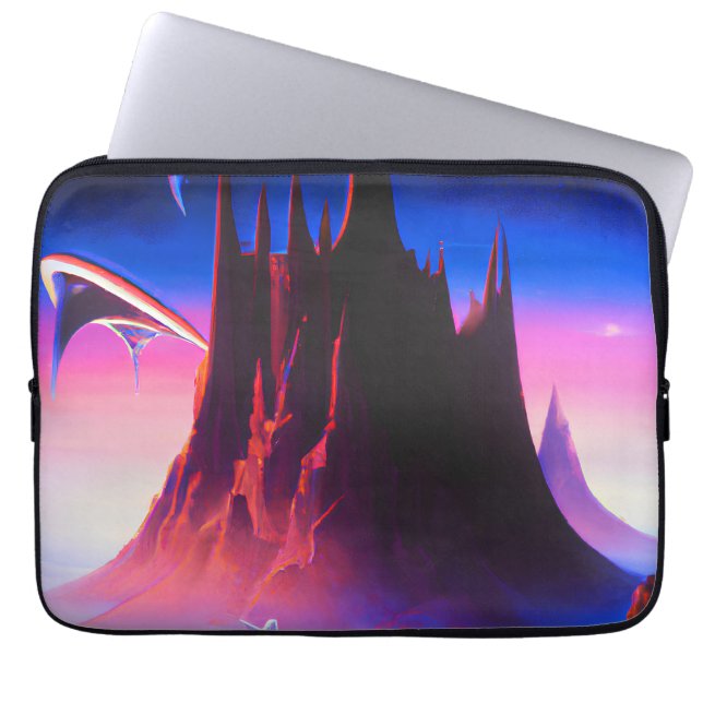 Dream World olieverfschilderij Laptop Sleeve (Voorkant)