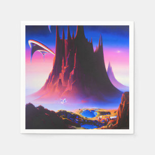 Dream World olieverfschilderij Servet