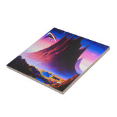 Dream World olieverfschilderij Tegeltje (Zijkant)