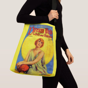 Dream World-tijdschriftenafdruk 1920s Crossbody Tas